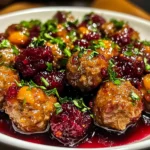 Holiday Cranberry Orange Meatballs 20 Minutes Perfect Delicious