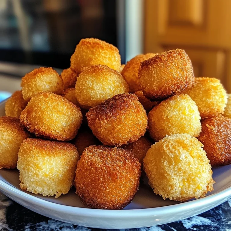Honey Butter Cornbread Poppers 6 Ingredients Amazing
