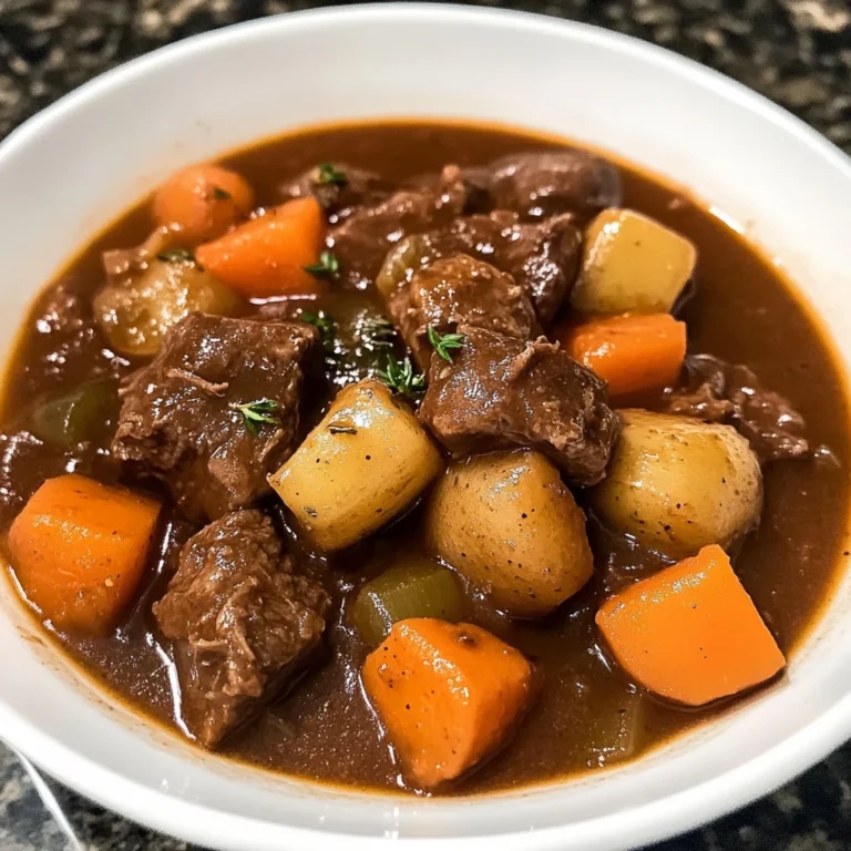 Irresistible Slow Cooker Beef Stew 4 Servings Perfectly Delicious