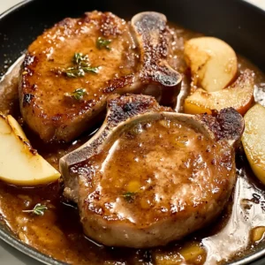 Juicy Apple Butter Pork Chops 4 Servings Awesome Delicious