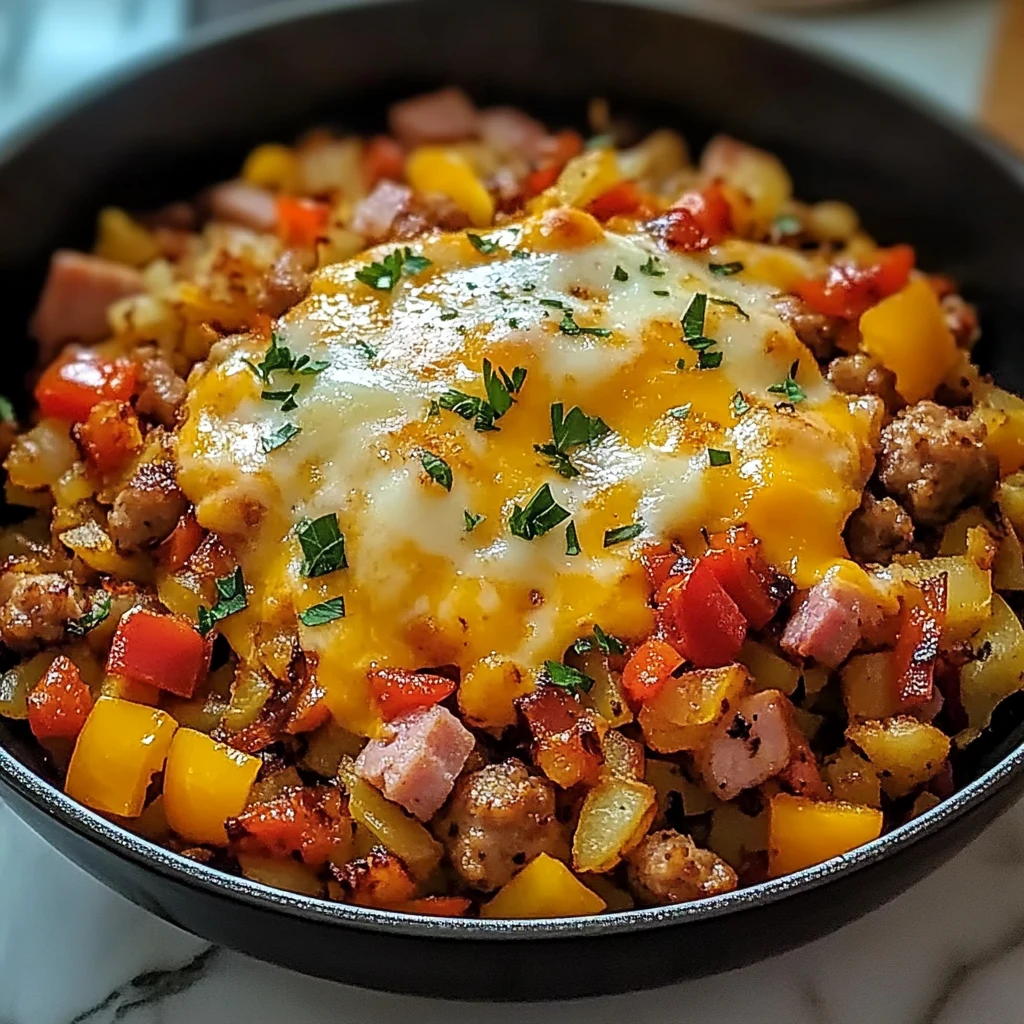 Loaded Breakfast Hash 4 Ingredients Ultimate Delicious