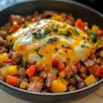 Loaded Breakfast Hash 4 Ingredients Ultimate Delicious