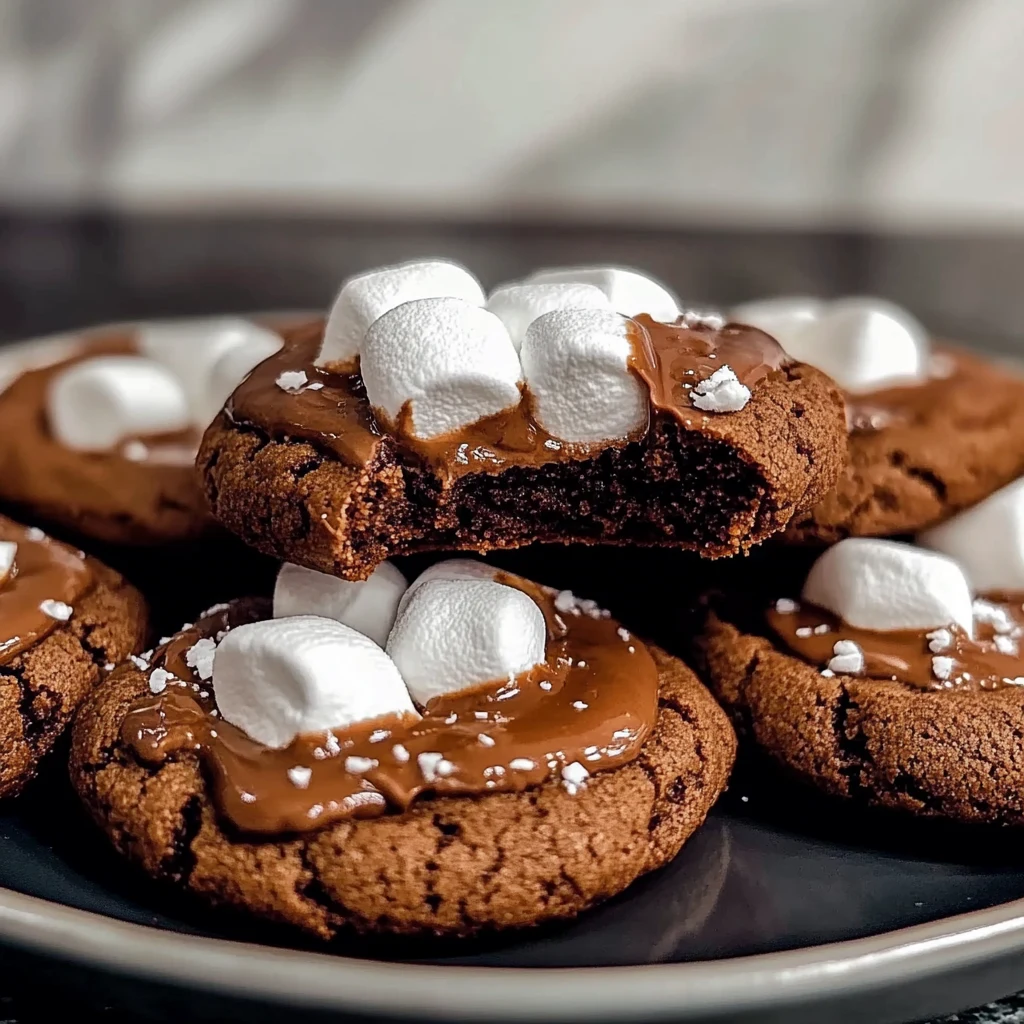 Marshmallow Hot Cocoa Surprise Cookies 10 Ingredients Easy Delicious