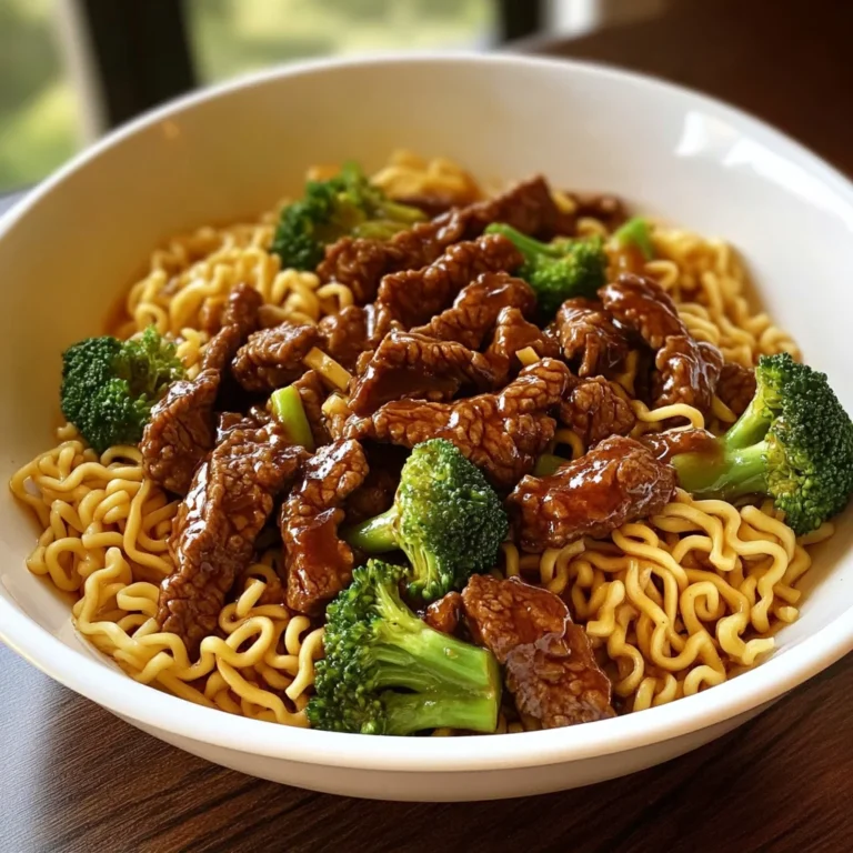Mongolian Beef Stir-Fry with Ramen 30 Minutes Easy Delicious