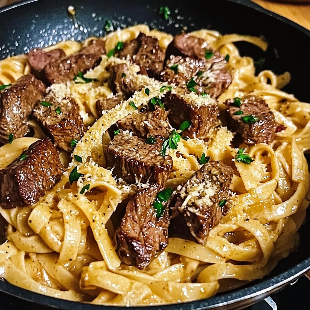 One-Pan Creamy Cajun Honey Garlic Steak Pasta 30 Minutes Ultimate Delicious
