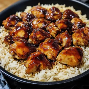 One-Pan Honey BBQ Chicken and Rice 30 Minutes Easy Delicious