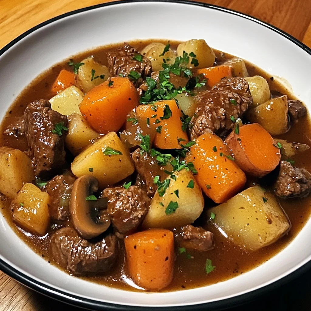 One-Pot Autumn Beef Stew 4 Servings Perfectly Delicious