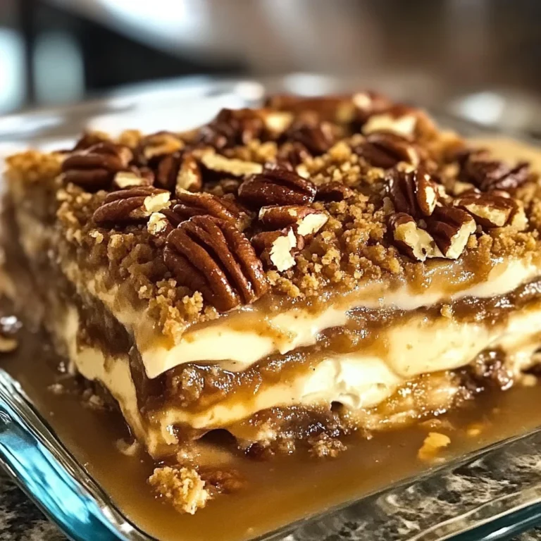 Pecan Pie Lasagna 4 Servings Ultimate Delicious