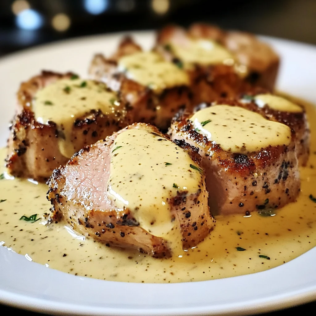 Pork Tenderloin with Creamy Dijon Sauce 5 Steps Amazing