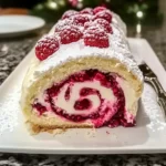 Raspberry Swirl Christmas Roll 4 Ingredients Easy Delicious