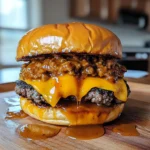 Savory Pumpkin Chili Cheese Burger 4 Servings Ultimate Delicious
