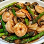 Shrimp and Asparagus Stir-Fry 7 Ingredients Awesome Delicious