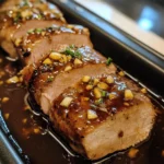 Slow Cooker 5-Ingredient Honey Garlic Pork Tenderloin