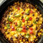 Slow Cooker Taco Casserole 4 Servings Easy Delicious