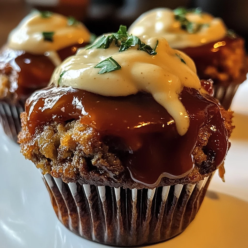 Smoky Bourbon BBQ Meatloaf Cupcakes 30 Minutes Ultimate Delicious