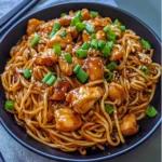 Sticky Garlic Chicken Noodles 20 Minutes Quick Delicious