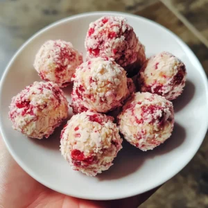 Strawberry Cheesecake Protein Balls 5 Steps Ultimate Delicious