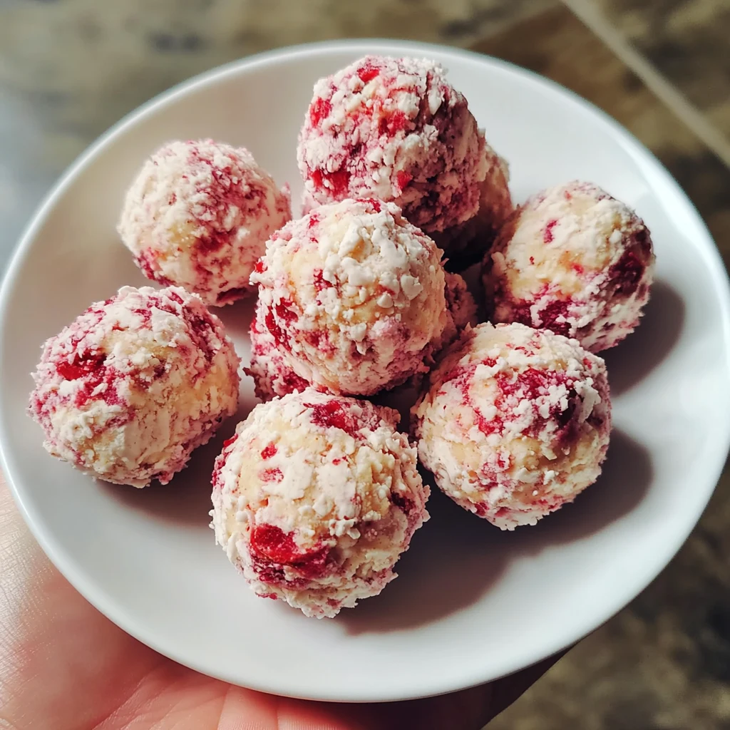 Strawberry Cheesecake Protein Balls 5 Steps Ultimate Delicious