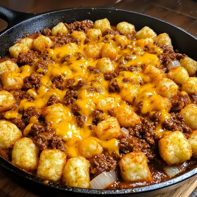 Tater Tot Sloppy Joe Skillet 30 Minutes Easy Delicious