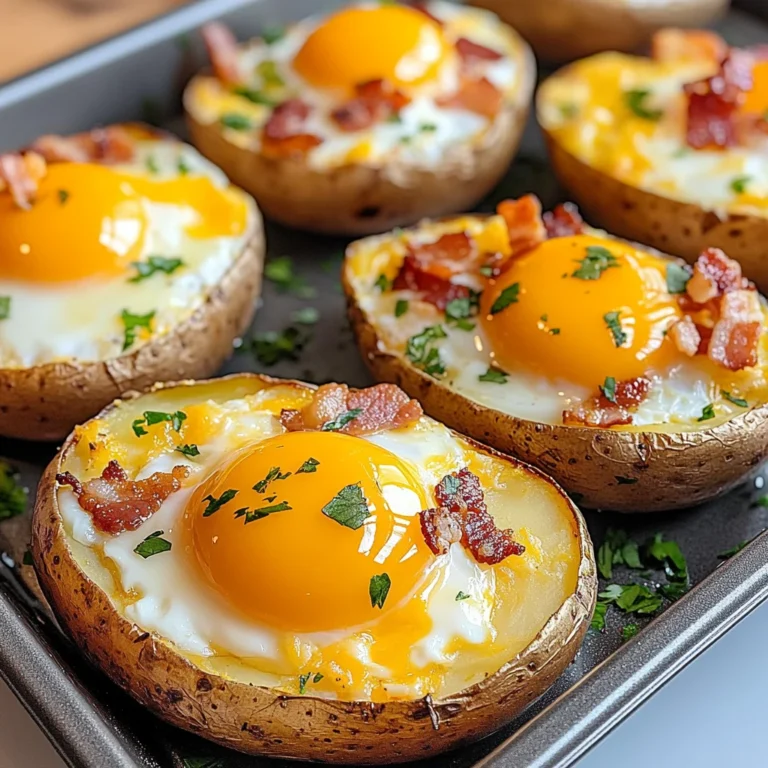 Twice Baked Breakfast Potatoes 4 Servings Ultimate Delicious