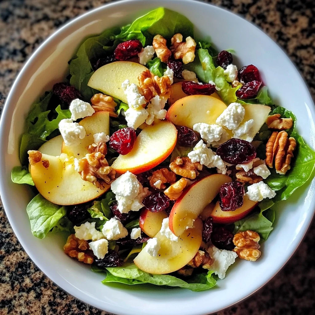 Autumn Harvest Honeycrisp Apple and Feta Salad Recipe