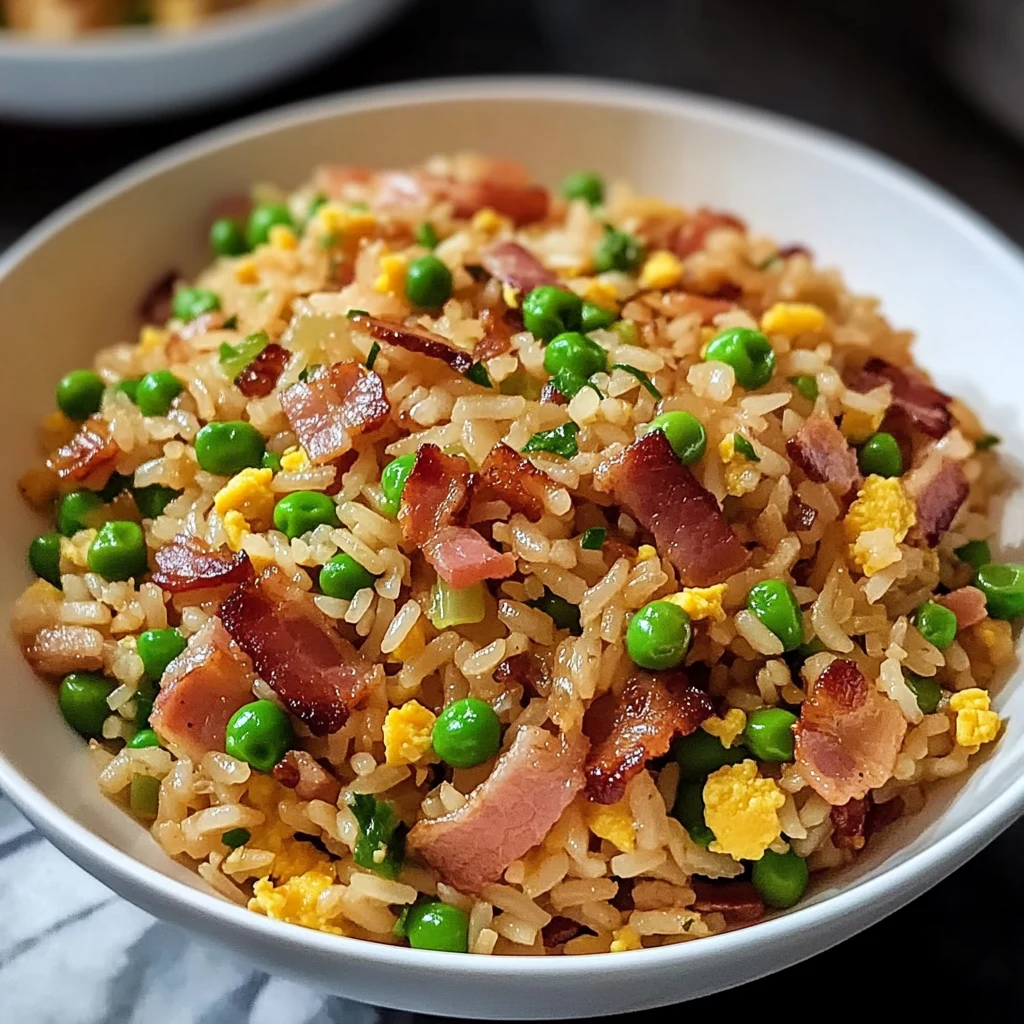 Bacon Fried Rice 7 Ingredients Easy Delicious
