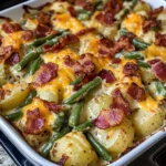 Bacon Green Bean Potato Casserole 30 Minutes Easy Delicious