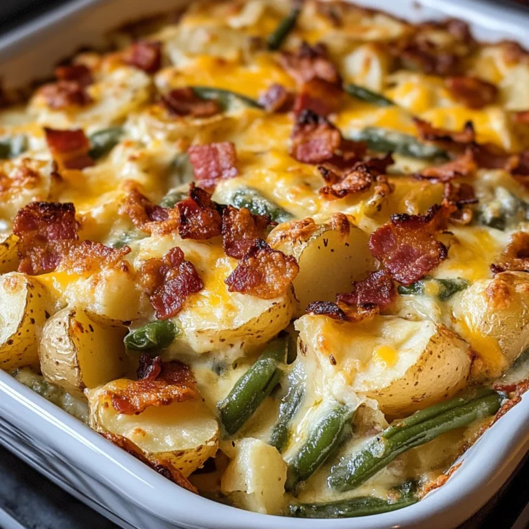 Bacon Green Bean Potato Casserole 30 Minutes Easy Delicious