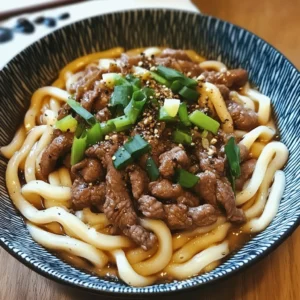 Beef Black Pepper Udon 4 Servings Ultimate Delicious