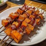Candied Sweet Potato and Bacon Skewers 30 Minutes Amazing