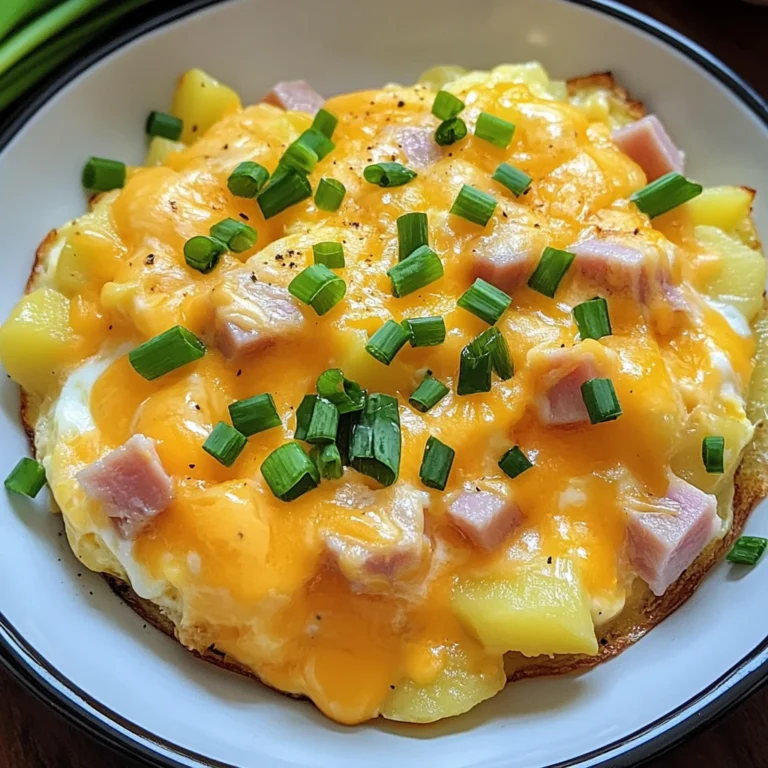 Cheesy Potato Egg Scramble 6 Ingredients Easy Delicious