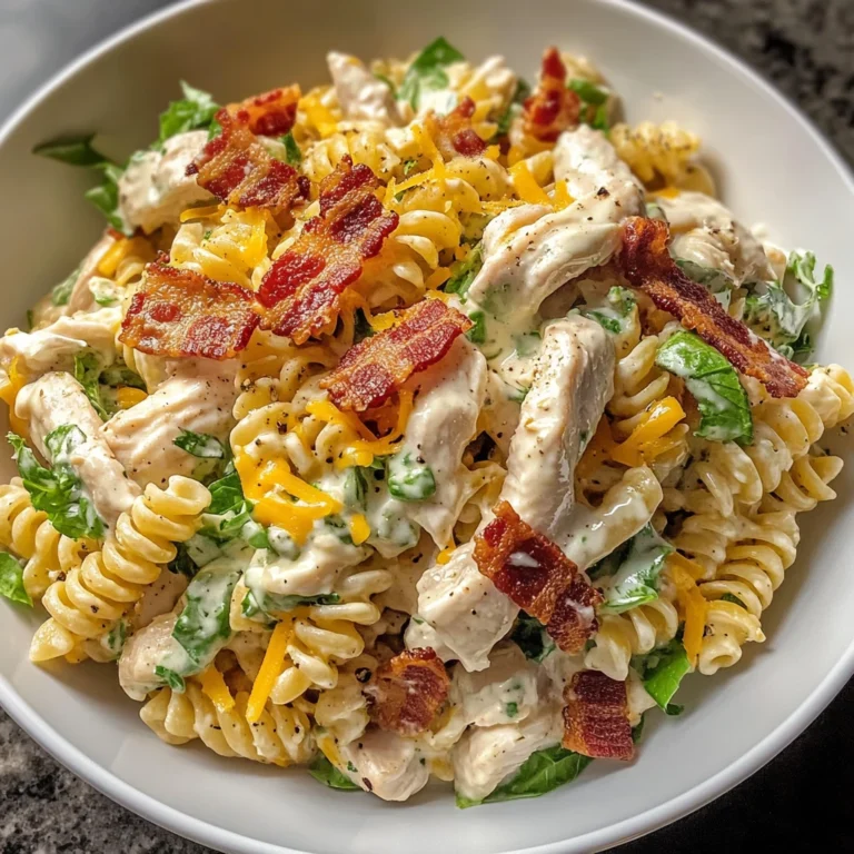 Chicken Bacon Ranch Pasta Salad 4 Servings Ultimate Delicious