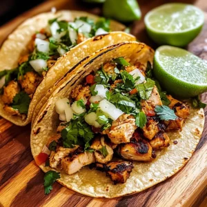 Chicken Street Tacos 4 Servings Easy Delicious
