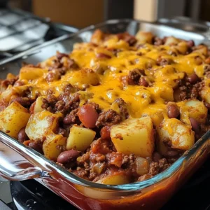 Chili Cheese Potato Bake 4 Servings Ultimate Delicious