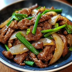 Chinese Beef and Onion Stir Fry 30 Minutes Easy Delicious