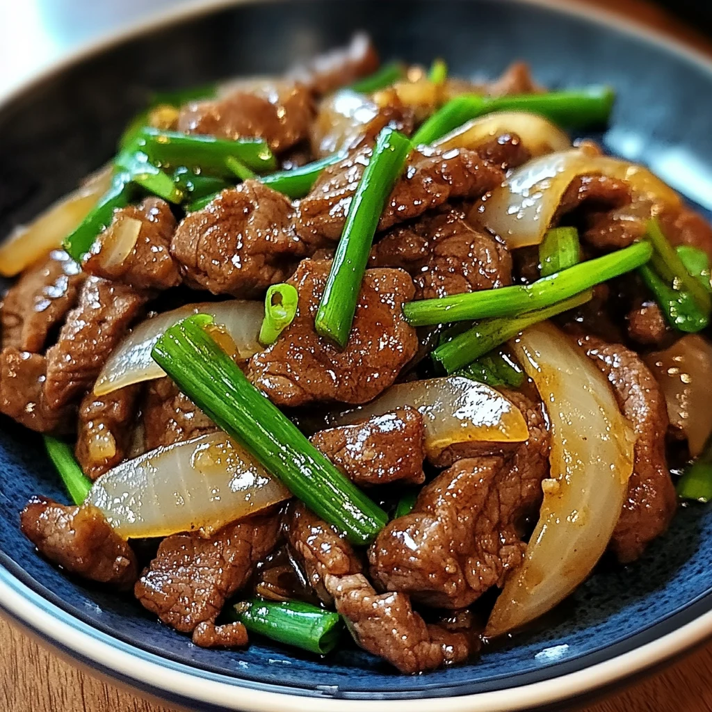 Chinese Beef and Onion Stir Fry 30 Minutes Easy Delicious