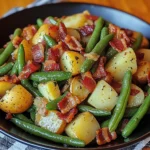 Country Ranch Green Beans and Potatoes with Bacon Recipe