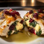 Cranberry Spinach Stuffed Chicken with Brie - 5 Steps to Amazing