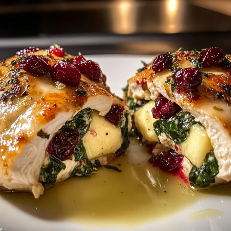 Cranberry Spinach Stuffed Chicken with Brie - 5 Steps to Amazing