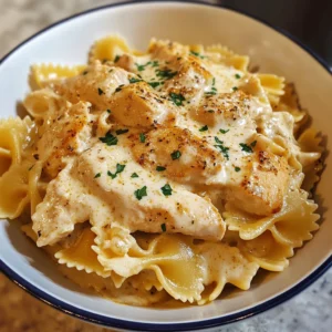 Creamy Cajun Chicken Bowtie Pasta 4 Servings Awesome Delicious