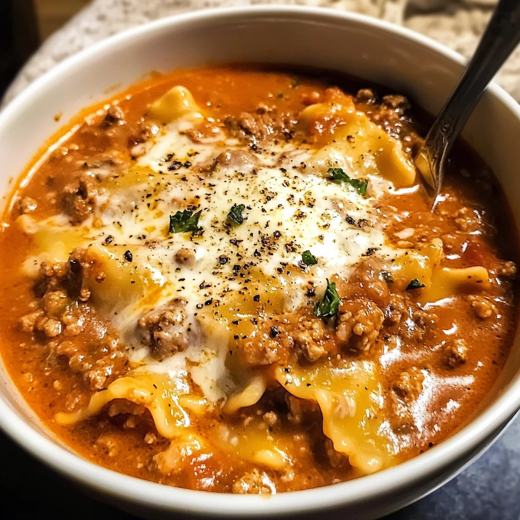 Creamy Lasagna Soup 30 Minutes Ultimate Delicious