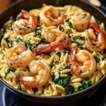 Creamy Shrimp Orzo 30 Minutes Easy Delicious