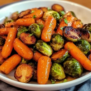 Crispy Maple Glazed Carrots and Brussels Sprouts 30 Minutes Easy Delicious