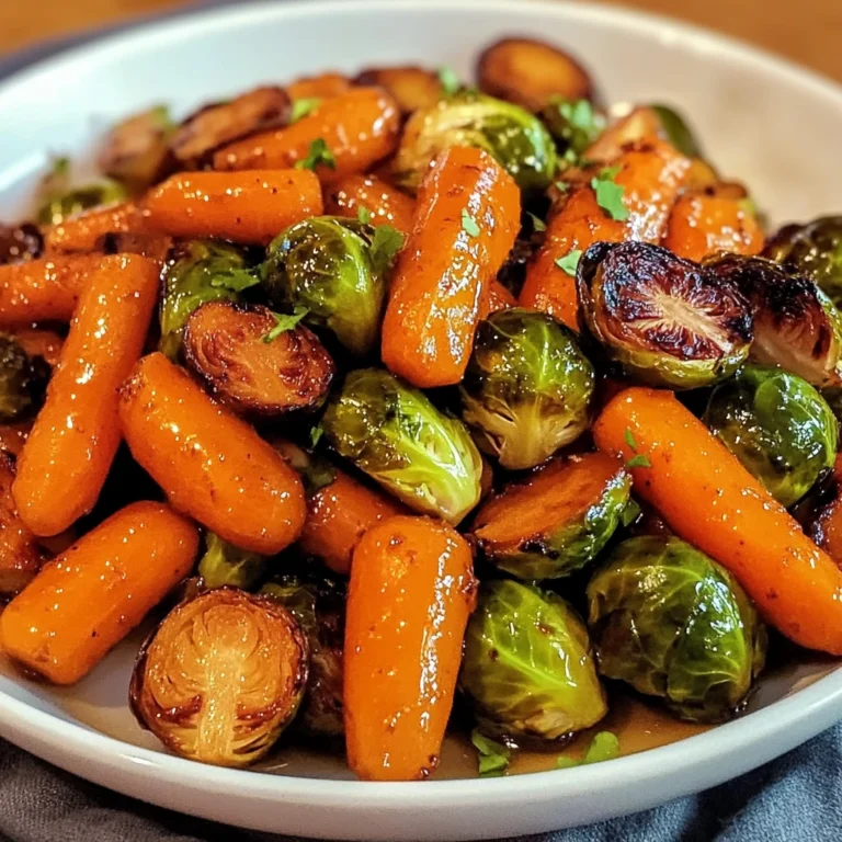 Crispy Maple Glazed Carrots and Brussels Sprouts 30 Minutes Easy Delicious
