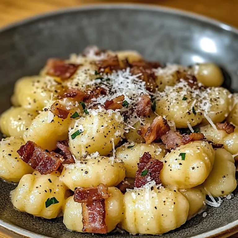 Gnocchi Carbonara 4 Ingredients Ultimate Delicious