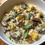 Gorgonzola Truffle Cream with Mushrooms 30 Minutes Ultimate Delicious