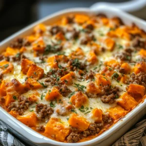 Ground Turkey Sweet Potato Bake 5 Steps Awesome Delicious