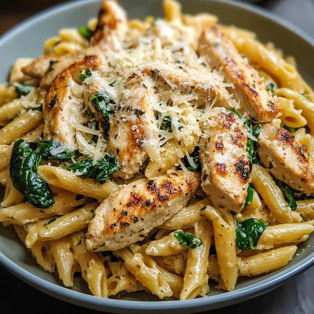 Healthy Garlic Parmesan Chicken Pasta 30 Minutes Easy Delicious