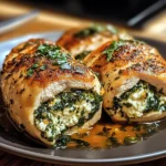 Herbed Ricotta Stuffed Chicken Rolls 4 Servings Easy Delicious