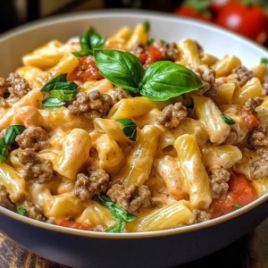 High Protein Creamy Beef Pasta 5 Steps Ultimate Delicious
